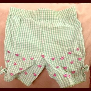 VINTAGE! Checkerboard kids shorts.